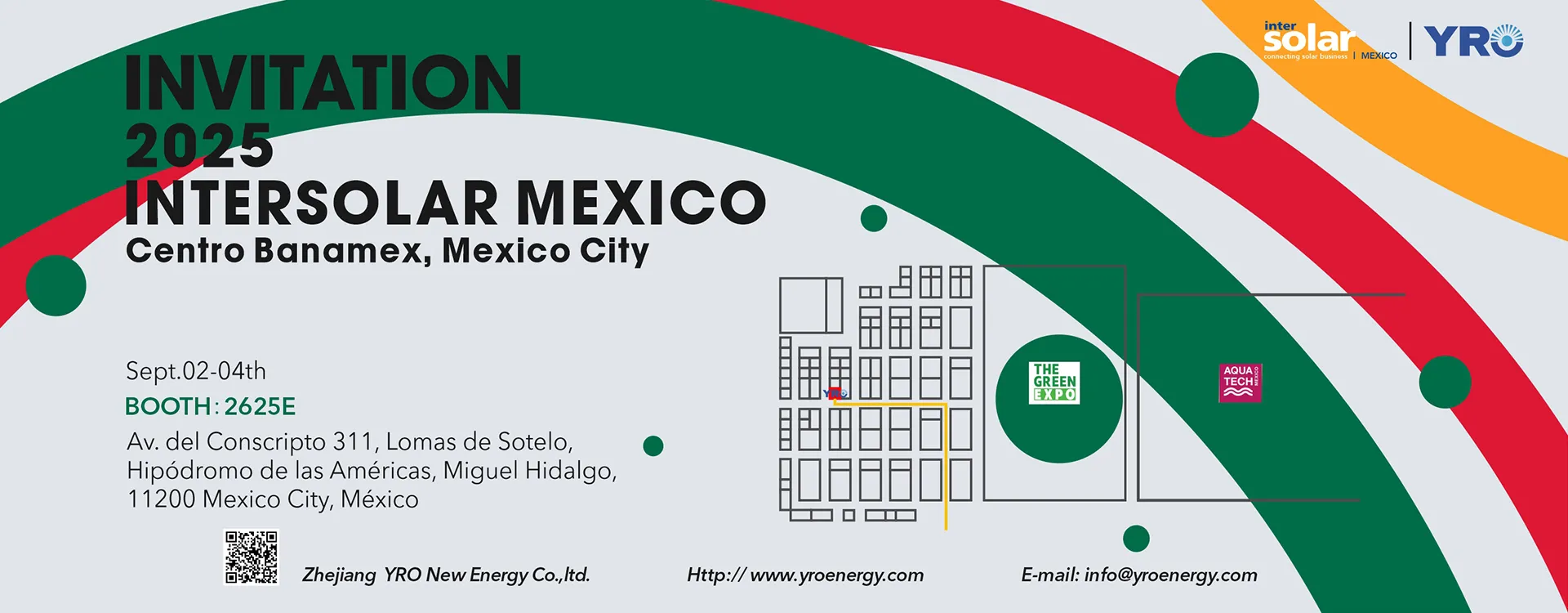 Ontmoet op de tentoonstelling in Mexico op 2 september