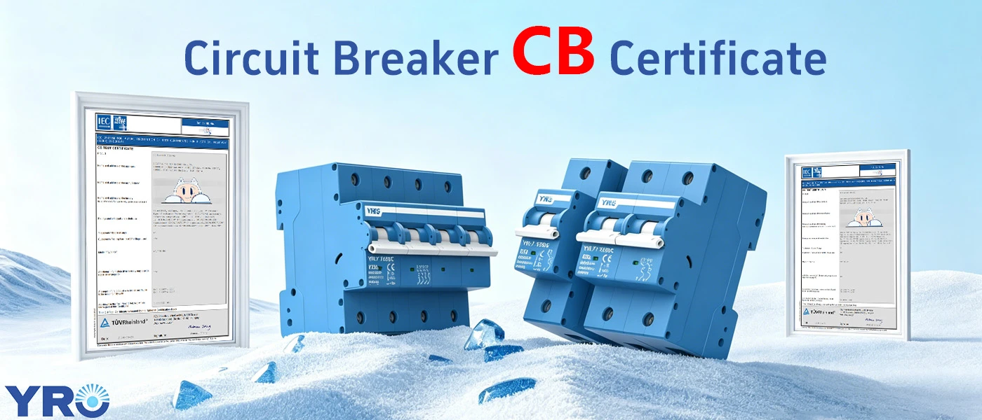 YRO-miniatuurstroomonderbrekers ontvangen TUV CB-certificering en ondersteunen wereldwijde markttoepassingen
