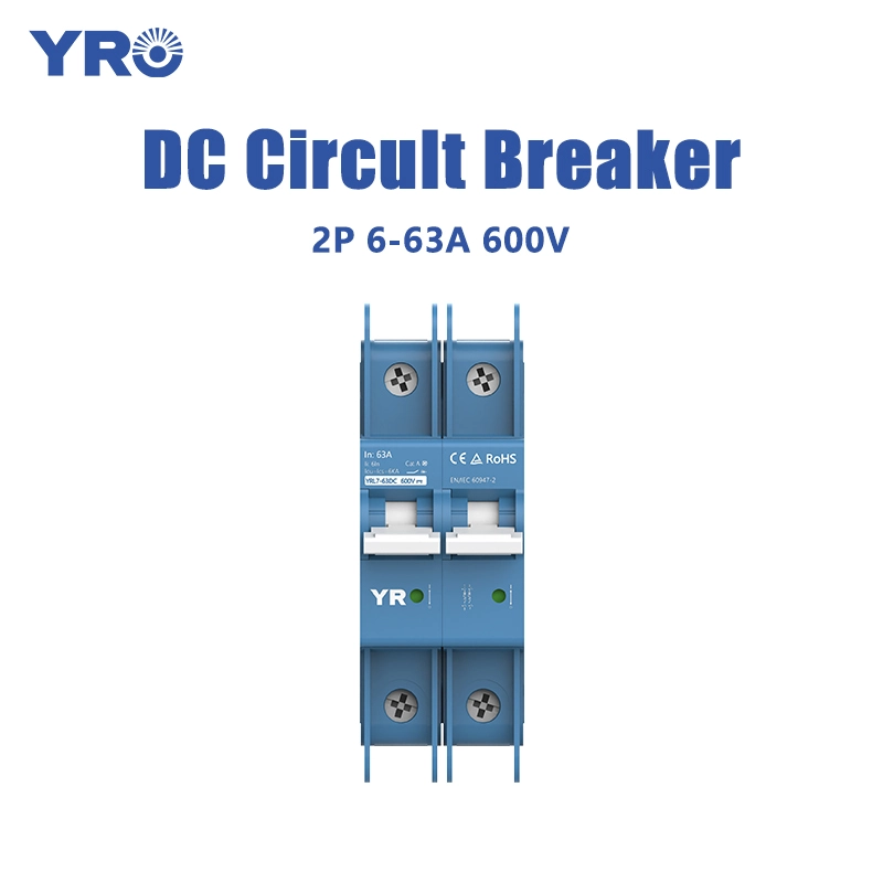 2p 6-63A 600V DC-stroomonderbreker