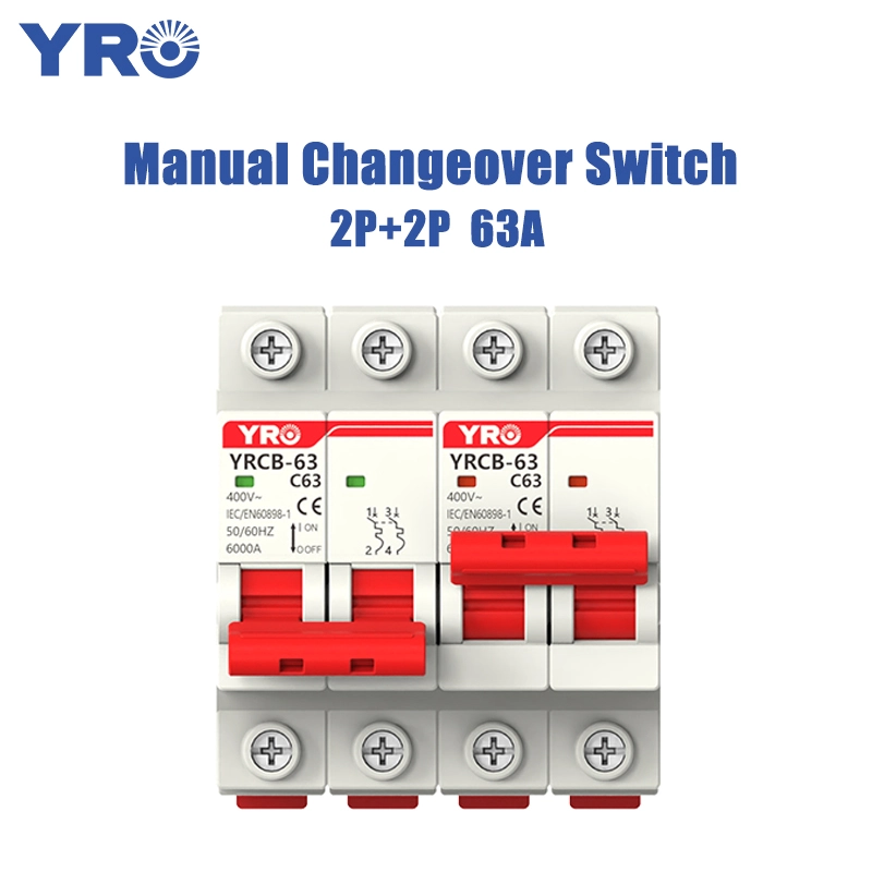 2p 63a AC Interlocking stroomonderbreker