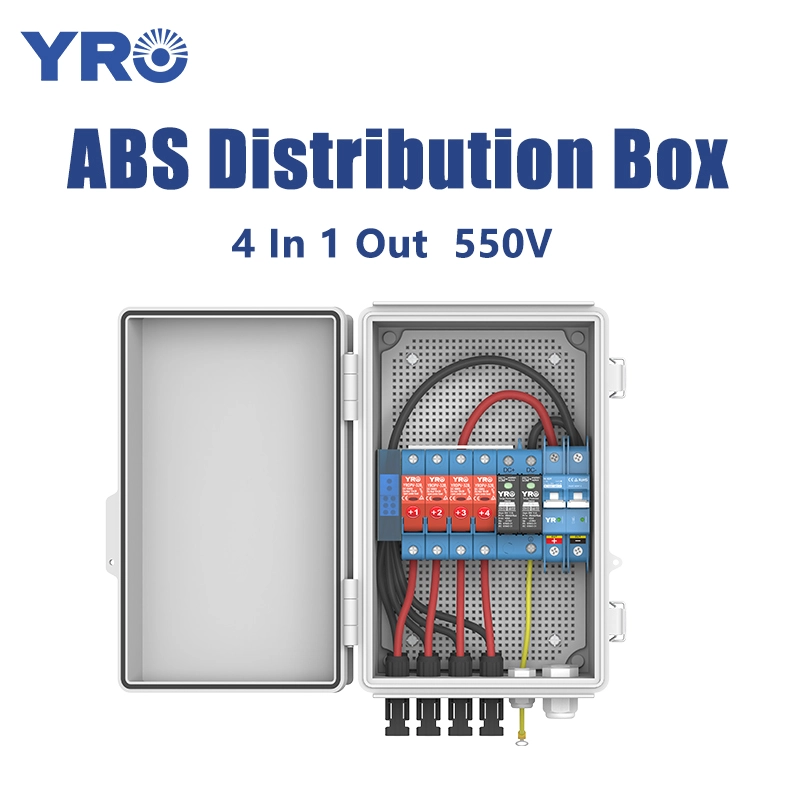 4 in 1 uit 550V DC ABS Distributiebox