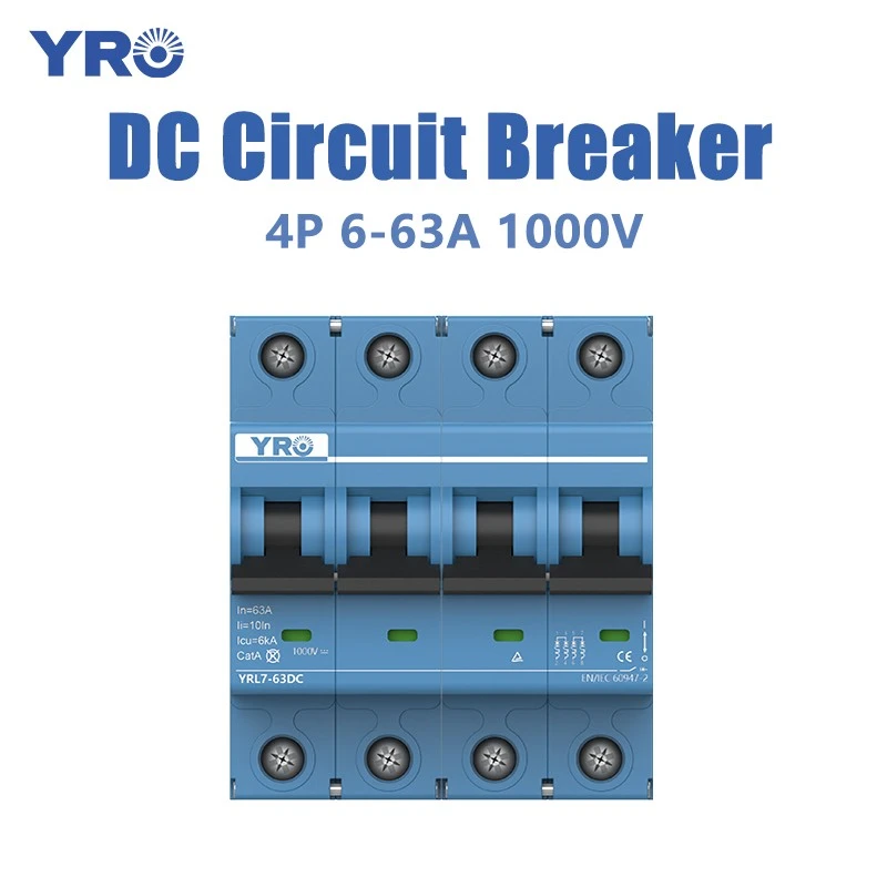4P 6-63A 1000V DC-stroomonderbreker