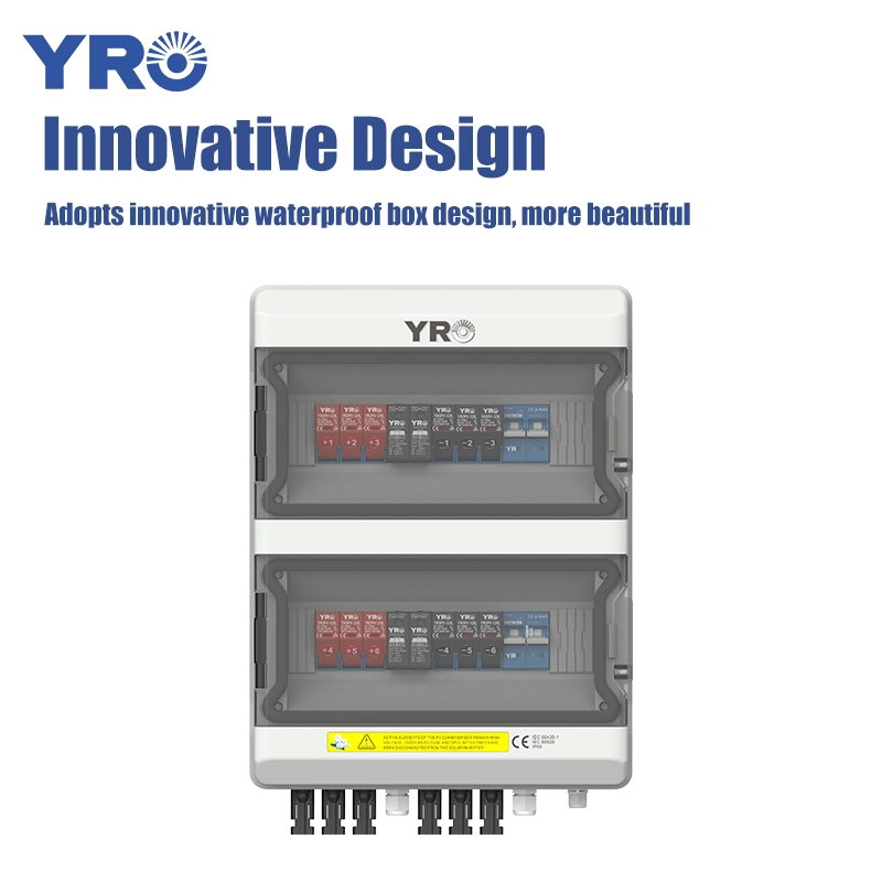 6 in 2 uit 600V DC Solar Distribution Box
