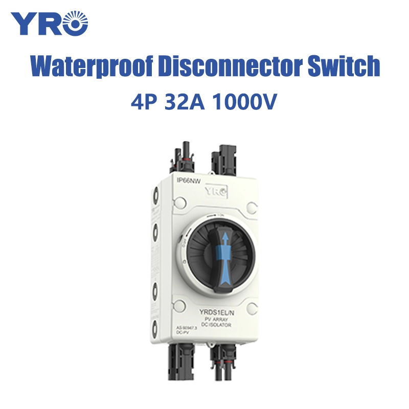 IP66 4P 32A 1000V 2 snaren bovenaan onderaan